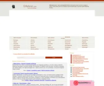 Qreferat.com(Referate, proiecte si lucrari) Screenshot