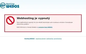 Qrestaurace.cz(Webhosting) Screenshot