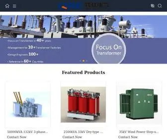 Qretransformer.com(China Power Transformer) Screenshot