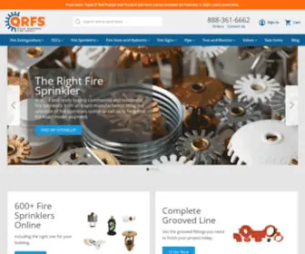 QRFS.com(Quick Response Fire Supply) Screenshot