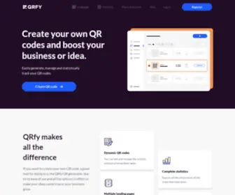 QRFY.com(QR Code Generator) Screenshot