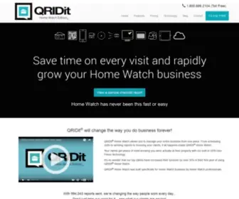 Qridithomewatch.com(QRIDit Home Watch Edition) Screenshot