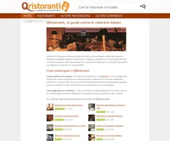 Qristoranti.it(QRistoranti, la guida ai ristoranti italiani) Screenshot