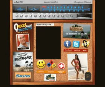 Qrockradio.com(Always Rockin') Screenshot