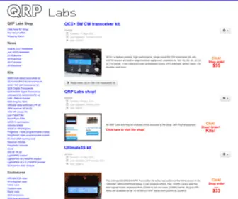 QRP-Labs.com(QRP Labs Kits) Screenshot