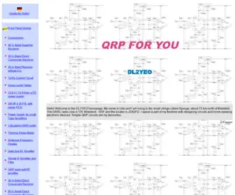 QRP4U.de(QRP and homebrew by DL2YEO) Screenshot