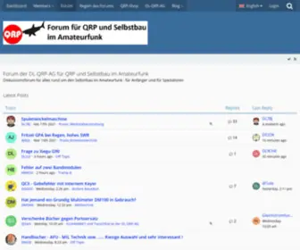 QRpforum.de(Diskussionsforum für alles rund um den Selbstbau im Amateurfunk) Screenshot