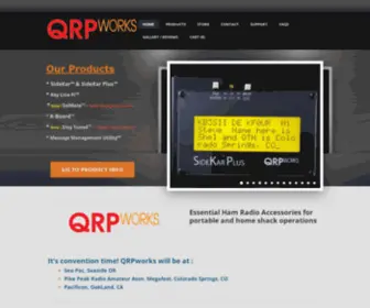 QRpworks.com(Essential QRP Accessories) Screenshot