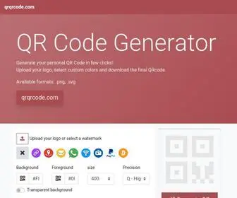 QRQrcode.com(QR Code Generator) Screenshot