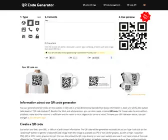 Qrserver.com(Free for everyone (commercial and print usage allowed)) Screenshot