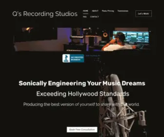 QRstacoma.com(Q's Recording Studios) Screenshot