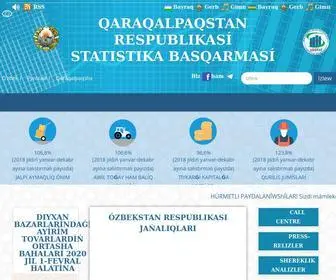 QRstat.uz(Qoraqalpog'iston Respublikasi statistika boshqarmasi) Screenshot