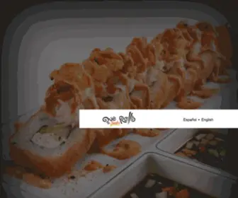Qrsushi.com(Que Rollo Sushi & Bar) Screenshot