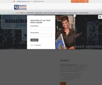 QRSYstem.com(Quick Response Systems Inc) Screenshot