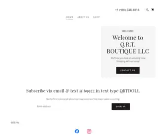 QRtboutique.com(QRT Shoe Boutique) Screenshot