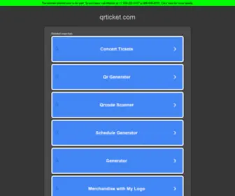 Qrticket.com(qrticket) Screenshot