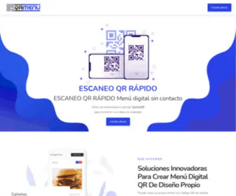 Qrtumenu.com(Tú Menu Digital) Screenshot