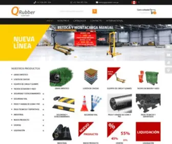 Qrubber.com.pe(QRubber Perú) Screenshot