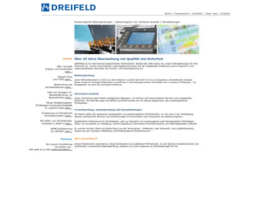 QS-Dreifeld.de(Materialprüftechnik) Screenshot