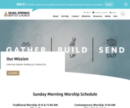 QSBC.org(Quail Springs Baptist Church) Screenshot