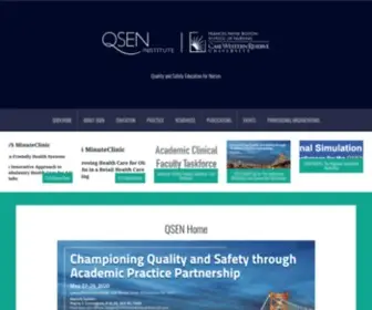 Qsen.org(The QSEN Institute website) Screenshot