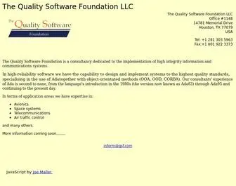 QSF.com(The Quality Software Foundation LLC) Screenshot