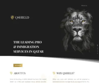 Qshield.com(PRO Services and Company Formation in Qatar) Screenshot