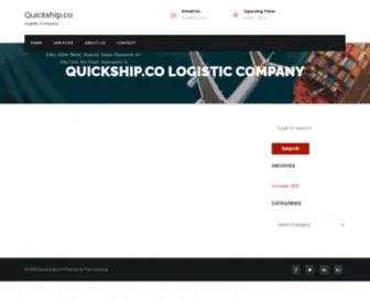 Qship.co(Logistic Company) Screenshot