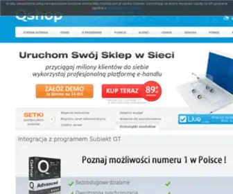 Qshop.com.pl(Oprogramowanie sklepu internetowego) Screenshot