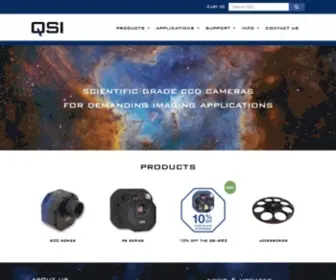 Qsimaging.com(Quantum Scientific Imaging) Screenshot