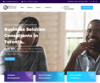 Qsintegrated.com(Full-Service Digital Marketing Agency in Toronto) Screenshot