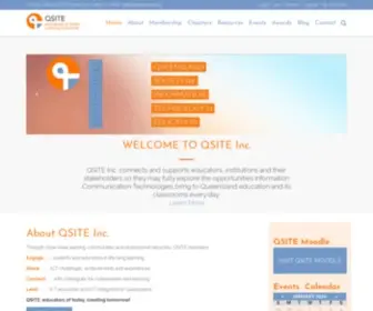 Qsite.edu.au(Home) Screenshot