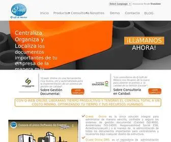 Qsoftmexico.com(Qweb) Screenshot