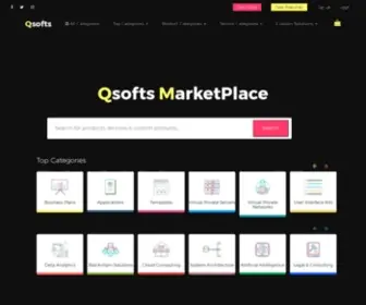 Qsofts.com(Qsofts MarketPlace) Screenshot