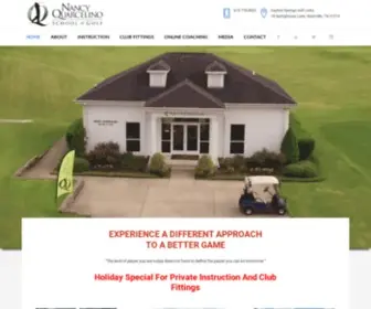 Qsog.com(Golf Instruction and Club Fitting) Screenshot