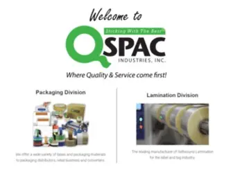 Qspac.com(Qspac) Screenshot