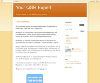 Qsrexpert.in(Restaurant consulting firm) Screenshot