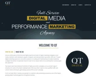 Qtdigital.com.au(QT Digital) Screenshot