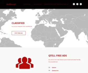 Qtellfreeads.com(Free Advertising) Screenshot