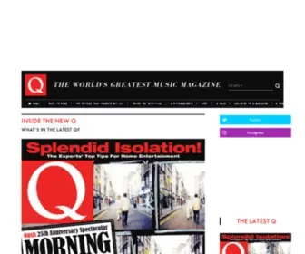 Qthemusic.com(Q Magazine) Screenshot