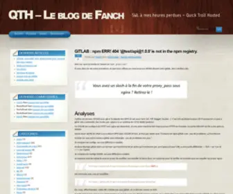 QTH.fr(Le blog de Fanch) Screenshot