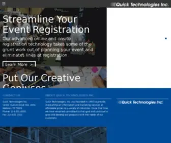 Qti.com(Quick Technologies) Screenshot