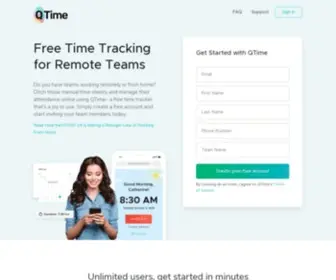 Qtimesoftware.com(QTime Software) Screenshot