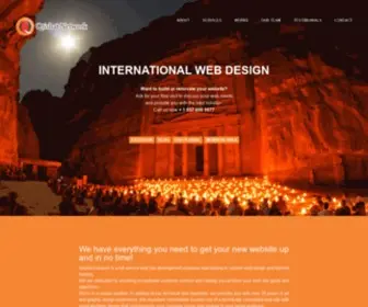 Qtishat.com(International Web Design) Screenshot