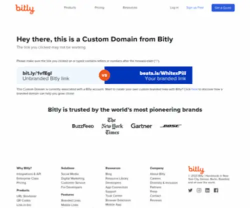 QTL.us(Custom Domain by Bitly) Screenshot