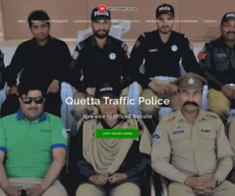 QTP.gob.pk(Quetta Traffic Police) Screenshot