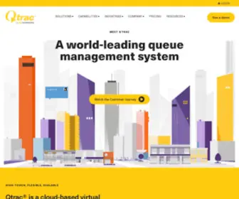Qtrac.com(Queue Management System) Screenshot