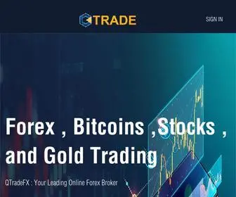 Qtradefx.com(QTrade) Screenshot