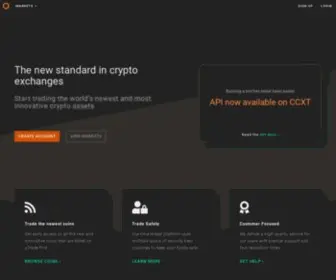 Qtrade.io(Bitcoin/Digital Asset Exchange) Screenshot