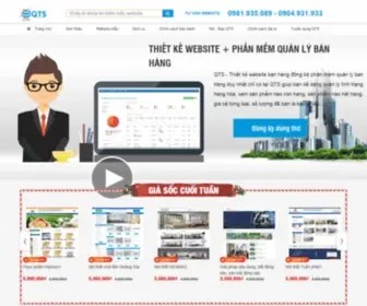 QTS.vn(Nhận thiết kế website theo yêu cầu rẻ nhất Hà Nội Giá Chỉ từ 3.500.000đ) Screenshot